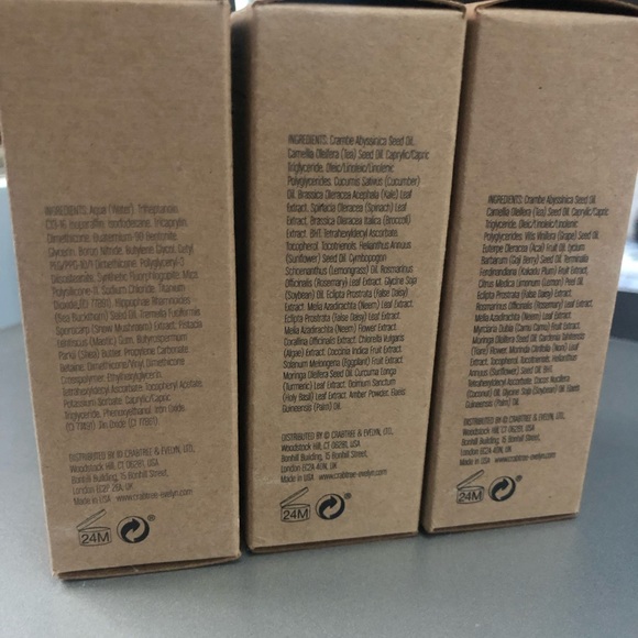 Set 3 CRABTREE EVELYN GARDENER Greens Oil Booster+Mixed Berry+Sunbeam Glow Drops - Picture 4 of 11